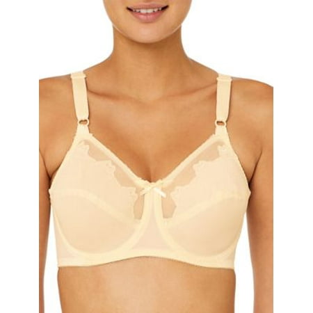 

Women s Bali 180 Flower Bali Underwire Bra (Light Beige 40C)