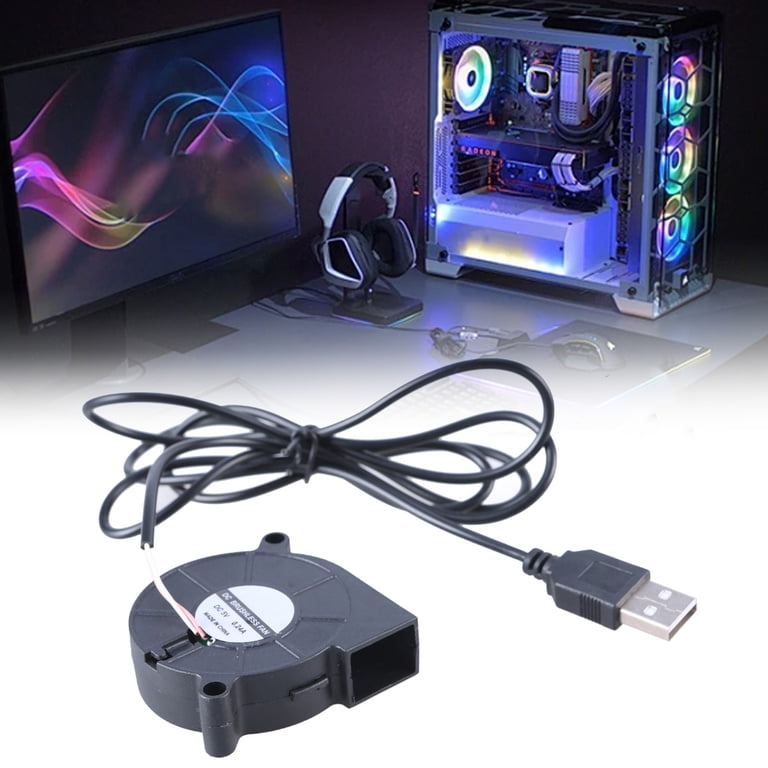 Yammee Efficiency USB Powered Computer Cooling Fan Blower Fan DC5V