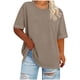 thumbnail image 2 of Xuyuer Womens Plus Size Summer Tops Oversized Short Sleeve Crew Neck Loose Fit Tee Top Flowy Casual Blouses XL-5XL Fashion School Teachers Clothes 2026 Spring Beach Vacation Trendy, 2 of 5