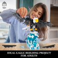 thumbnail image 5 of Vziimo Ideas Eagle Animals Juego de construcción Moc Eagle Creative Bird Model Creator 2 en 1 Animal Lover Owl Birds Kit Regalos coleccionables Juguetes para adultos y niños mayores de 12 años (1018 p, 5 of 5