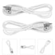 thumbnail image 2 of Cable de carga de 2 piezas USB DC USB al cable de cargador de CC 2.5 mm Cable de carga de CC, 2 of 4