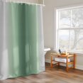 thumbnail image 4 of Sage Green Grey Gradient Shower Curtain, Minimalist Ombre Modern Art Waterproof Shower Curtain Set with 12 Hooks Lightweight Bath Curtains Fabric Bathroom Decor 48x72 Inches, 4 of 9