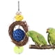 thumbnail image 1 of Aro de ratán Sepaktakraw seguro y no tóxico, colgante para morder, masticar, juguete para pájaros, anillos oscilantes, suministros para loros, accesorio, 1 of 5