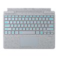 thumbnail image 1 of "Multicolor Backlit Bluetooth Keyboard for Surface Pro 8/9/10/11/X - Slim Design with Touchpad & 100hr Battery Life"  

(Alternative version: 182 characters)  
"7-Color Illuminated Wireless Keyboard, 1 of 6
