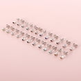 thumbnail image 2 of 12 Pairs Ear Piercing Stud Earrings,Surgical Stainless Steel Multicolor Cubic Zirconia Birthstone Stud Earrings for Piercing Guns 2mm 3mm 4mm, 2 of 7