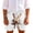 White, variant on ZACPNCV Kids Swim Trunks Boys Girls Printed Beach Shorts Drawstring Elastic Waist Quick Dry Swimwear with Pockets Summer