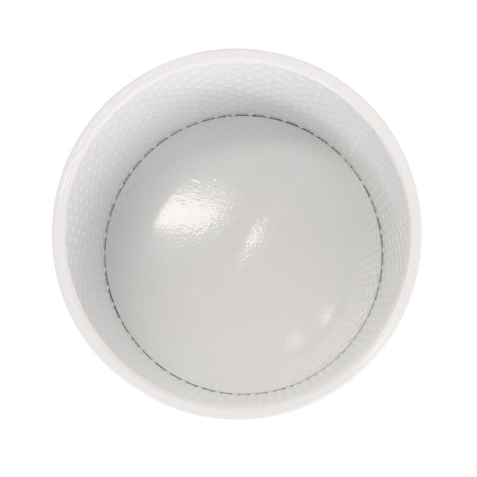 2-Piece Modern Metal Planter Pot With Peg Base - White - 10.75"H x 10.25"W / 8.75"H x 8"W
