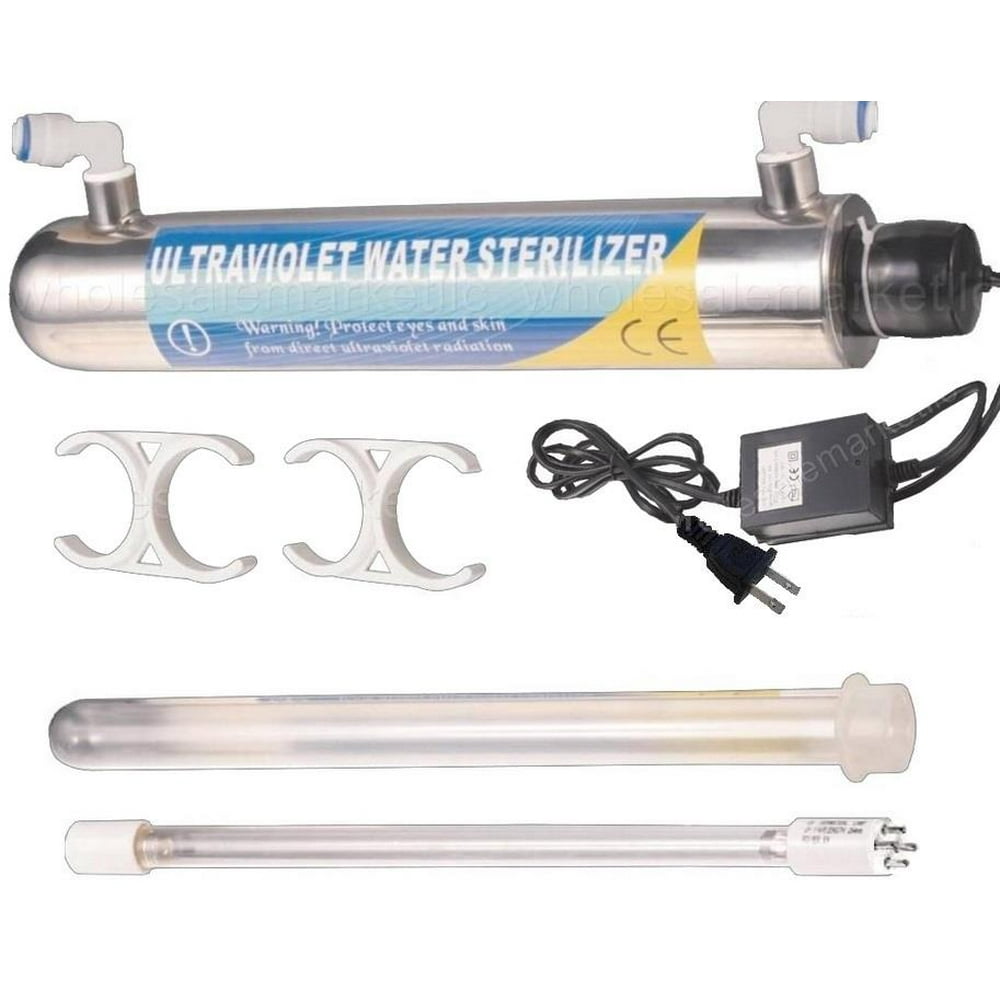 Ultraviolet Light Water Purifier for Reverse Osmosis UV Sterilizer 6W1GPM