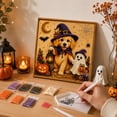 thumbnail image 3 of Halloween Dog Pearl Art DIY Kit, Diamond Art (Style D) Spooky Cute 3D Pearl Diamond Painting Crafts Kits for Adults, DIY Fall Home Decor Wall Art, 3 of 5