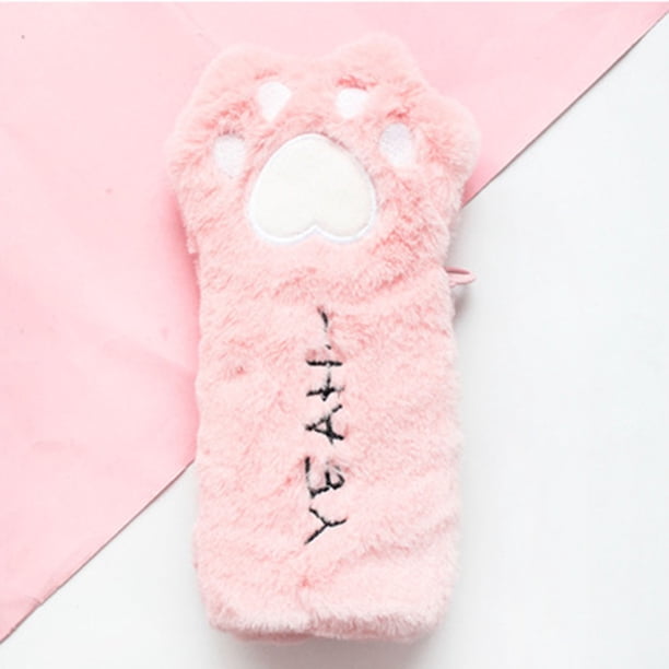 Estuche para lápices con forma de pata, ideal para estudiantes, de gran capacidad