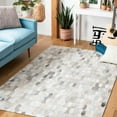 thumbnail image 2 of SAFAVIEH Studio Leather Jesper Geometric Area Rug, Ivory/Grey, 8' x 10', 2 of 8