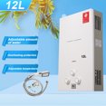 thumbnail image 6 of TABODD 12L Propane Gas Tankless Instant Hot Water Heater LPG Heater with Shower Kit, 6 of 15