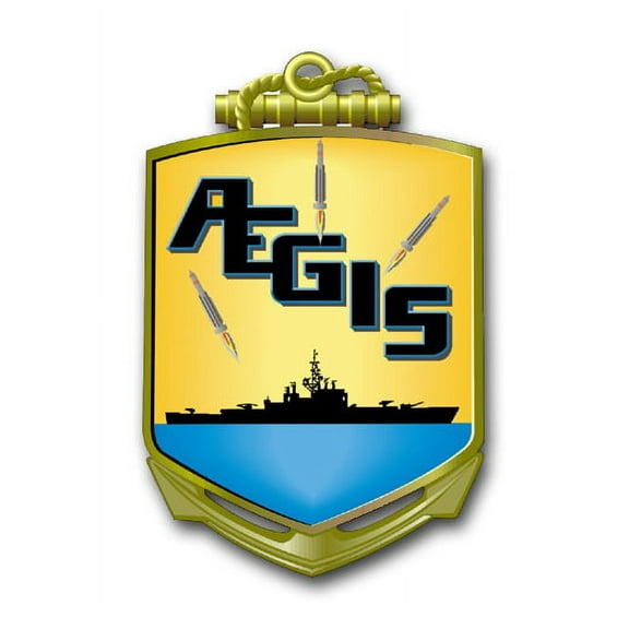 5.5 Inch Navy Aegis Vinyl Transfer Decal