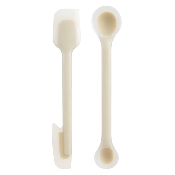 Mainstays 2-Piece Mini Silicone Spreader Spatula & Measuring Spoon Set