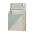 thumbnail image 1 of Bolsa de almacenamiento para colgar en pared, cesta colgante plegable multiusos, organizador para dormitorio con bolsillo para oficina, apartamento Verde, 1 of 8