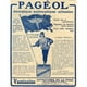 Posterazzi DPI1857514 Publicité C.1916 pour Pagol une Affiche Antiseptique Urinaire Énergique, 13 x 17 – image 1 sur 1