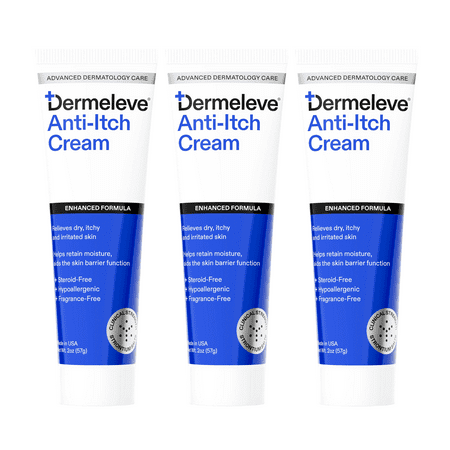 Dermeleve Itch Cream – 2 oz (3 Pack)