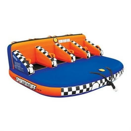 Airhead Quadra Cruiser 4-Rider Towable Tube for Boating and Airhead Quadra Cruiser 4-Rider Towable Tube for Boating and