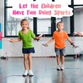 thumbnail image 5 of Paquete de 2 cuerdas para saltar para niños (azul y rosa) Cuerda para saltar ajustable Mango de madera antideslizante Cuerda de algodón tejida Niñas Niños Fitness Cuerda para saltar Ejercicio Juegos escolares Actividades al aire libre Excelente Rendimiento, 5 of 5