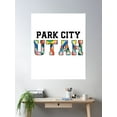 thumbnail image 2 of Park City Utah Poster Wall Art, Modern Wall Decor For Living Room Bedroom, 24x36 UNFRAMED, 2 of 3