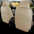 thumbnail image 3 of Car Seat Covers Fit for Chevy Trailblazer 2021-2024: 5 Seats Faux Leather Waterproof Seat Protectors (Beige) - 2 Rows, 3 of 8