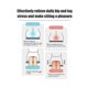 thumbnail image 5 of Outdoor Picnic Camping Portable Cushion PU Leather Hand Square Round Hexagonal Cushion Office Chair Cushion 3, 5 of 5