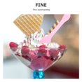 thumbnail image 3 of Plastic Dessert Spoon Set for Home Use with Assorted Colors and Exquisite Craftsmanship 400Pcs, 3 of 6