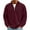 1# Wine, variant on Huankd Quarter Zip Pullover for Men Long Sleeve Knit Sweater Casual Slim Fit Textured High Neck Fall Winter 2026 Cozy Sweatshirt Brown S