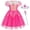 A03766-Pink45A47, variant on Jurebecia Princess Dress for Girls Halloween Costume Toddler Kids Sparkling Ball Gown for Fancy Party Cosplay 5-6 Years