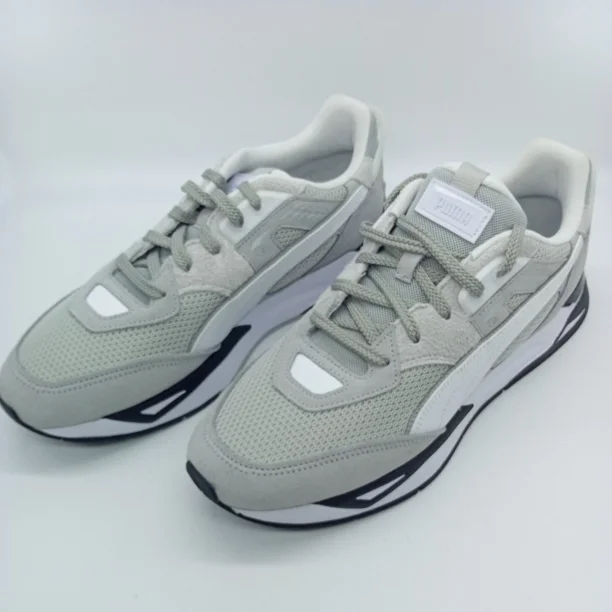 PU & MA Mirage Sport Heritage Harbor Shoes 383705-03 Mist Gray/White Men's Size 13