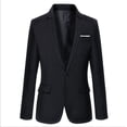 thumbnail image 5 of Traje de talla grande para hombre, estilo coreano, informal, ajustado, de una sola fila, con un botón, para jóvenes, chaqueta de primavera y otoño, traje pequeño, 5 of 5