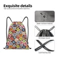 thumbnail image 4 of Daiia Beach Life Pattern Drawstring Backpack, Gym Bag, Lightweight Backpack, Water-Resistant Bag Travel Sports Backpack, Fitness Bag, Yoga Bag-Medium, 4 of 6