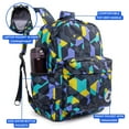J World Oz 17" Day Backpack for School and Travel, Cubes