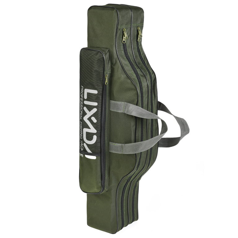 Lixada 100cm/130cm/150cm Bag Portable Folding Rod Reel Bag Pole Gear Tackle  Tool Carry Case Carrier Travel Bag Storage Bag Orga 