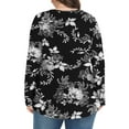 thumbnail image 5 of KOITHOT Womens Plus Size Tops Tunic Long Sleeve Crew Neck Shirts Casual Soft Blouse 1X-5X, 5 of 5