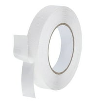 Rubber Grip Tape, 1" x 32.8 Ft PEVA Non-Slip Tape Diamond Textured Adhesive Grip Tape for Outdoor/Indoor Steps (White)