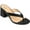 Black, variant on Journee Collection Womens Alika Slip On Block Heel Sandals