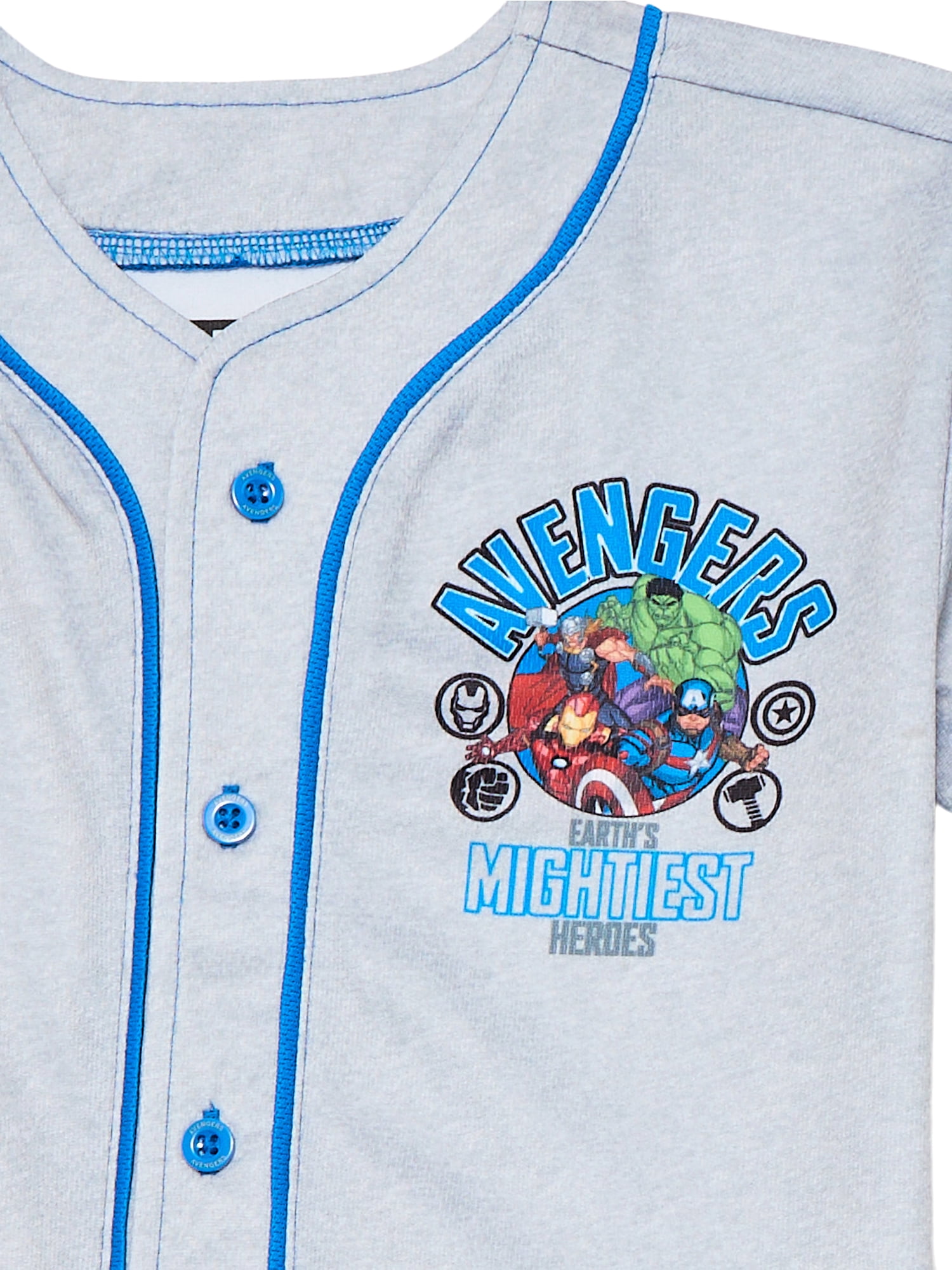 Character Toddler Boy Jersey Rash Guard and Swim Trunk Swim Set, Sizes 2T-5T