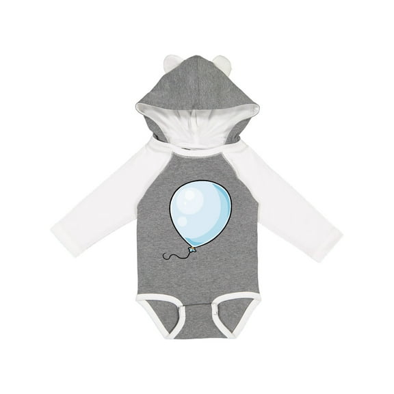Inktastic Blue Balloon Boys or Girls Long Sleeve Baby Bodysuit