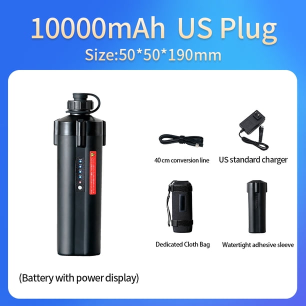 Batería de 10000MAH para Daiwa Shimano PLAYS3000 Tanacom1000,MD3000 BM2900 Carrete Eléctrico de Pesca Seaborg