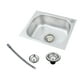 thumbnail image 5 of Fregadero de cocina, fregadero utilitario, accesorio de cocina, lavabo profundo de un solo tazón para lavar platos, estación de trabajo, restaurante,, 5 of 9