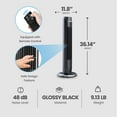 thumbnail image 2 of Pelonis Quiet Oscillating Modern Tower Fan with Low Noise Level, 2 of 11