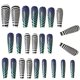 thumbnail image 2 of Uñas postizas, uñas postizas, regalos para mujeres, 24 parches para uñas postizas, productos para uñas usables, pegatinas removibles con pegamento de 1 ml., 2 of 2