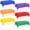 Dark Colorful, variant on 6Pcs Plastic Table Cloth Disposable, Assorted Color Rainbow Tablecloth Colorful Neon Rectangle Bulk Solid Table Cover for Birthday Wedding Graduation Picnic Fiesta Home Party Decorations(54x72 Inch)