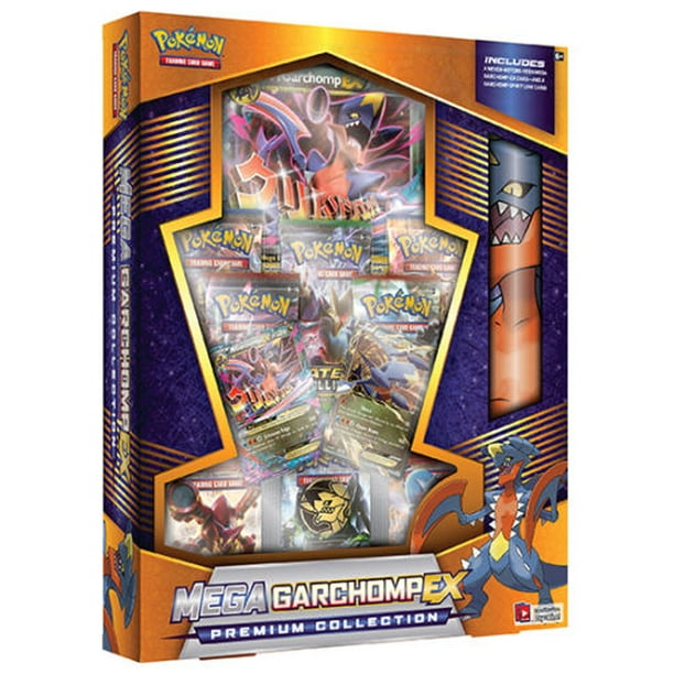 Pokemon Mega Garchomp Ex Box Set Premium Collection With 8 Booster Packs Walmart Com Walmart Com