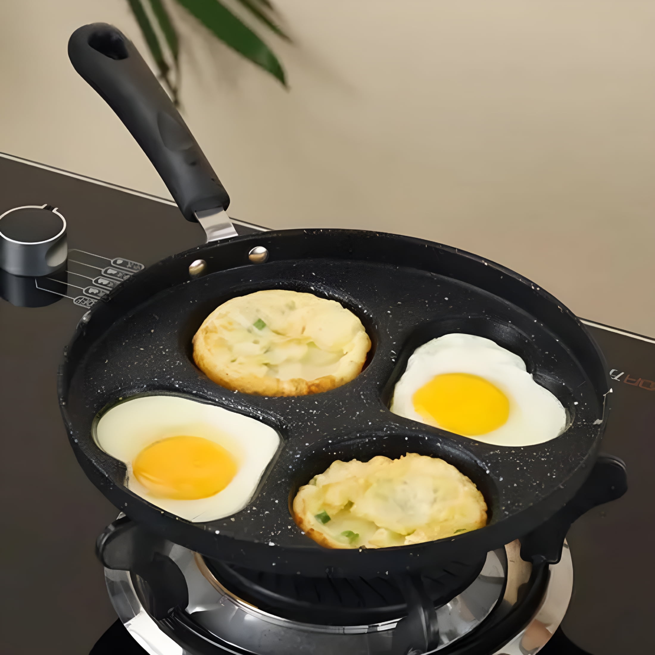 ACDANC Ceramic Frying Pans Breakfast Frying For Eggs Cooking Pancake Pan Aluminum Hamburger Pan Non Stick Pan Small Pan with Non Stick 12 in Frying Pan Hex Frying Pan Pans with Lids Set 14"