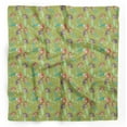 thumbnail image 1 of Bimba Green Bubbles & Mermaid Ocean Pure Silk Printed Head Bandanas Summer Neck Wrap Scarf 40 x 40 Inches, 1 of 6