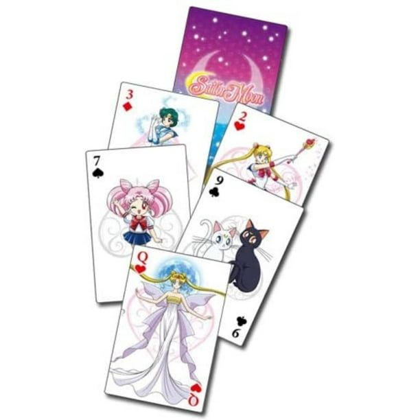 Sailor Moon R Playing Cards Beautiful Images Of Your Favorites From Sailor Moon Make These Sailor Moon Group Playing Cards Both Enjoyable And By Visit The Great Eastern Entertainment Store Walmart Com