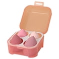 thumbnail image 1 of Juego de esponjas de maquillaje, licuadora, esponja de belleza, licuadora de maquillaje impecable para líquido, multicolor, 4 piezas, 1 of 5