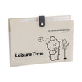thumbnail image 1 of Expanding File Folder, Accordian File Folder Compact Waterproof Quick Access Classification 8 Layers Snap Design  For Receipts, 1 of 8